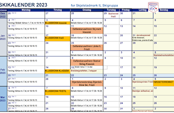 Skikalender 2023