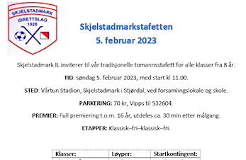 Invitasjon Skjelstadmarkstafetten