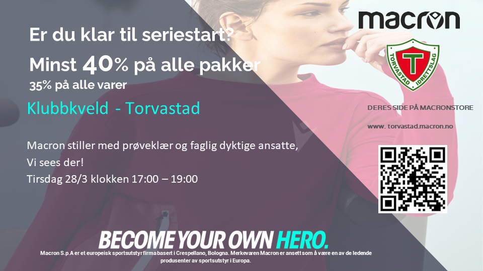 Tilbudene fra Macron klubbkveld gjelder til fredag.