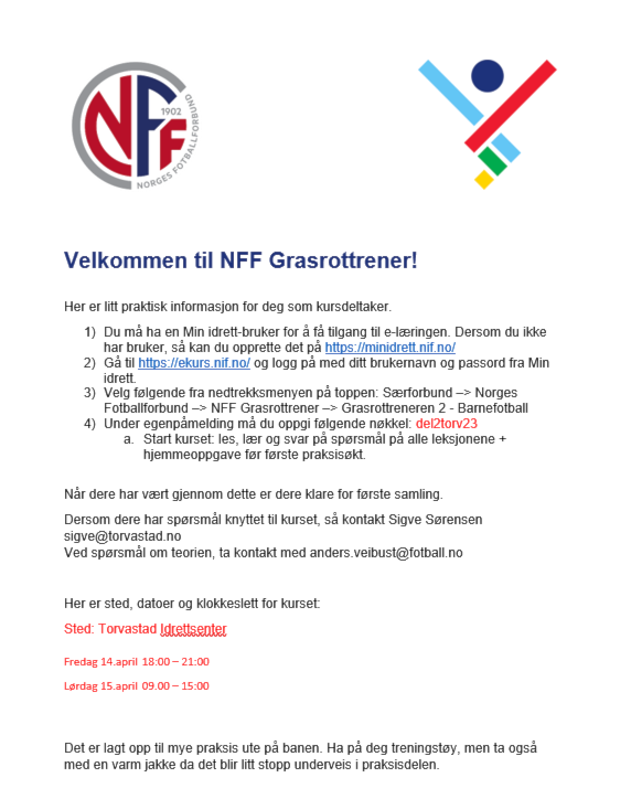 Background image for Viktig info fra fotballavdelingen