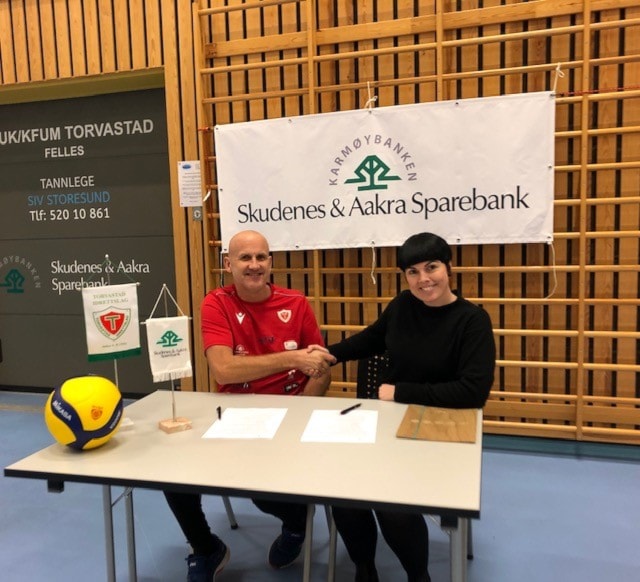 Background image for Volleyball - Gladnyhet!!! Ny samarbeidsavtale med Skudenes & Aakra Sparbank er signert!