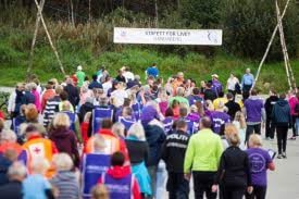 Background image for Stafett for livet på Torvastad idrettssenter 27 og 28 august.
