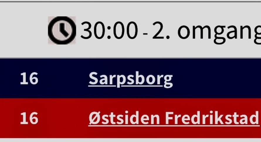 Poengdeling i Sarpsborg