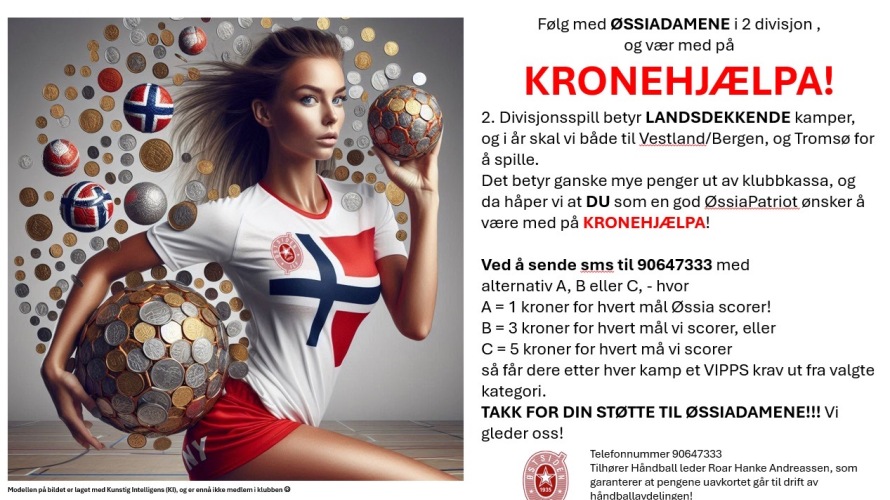 Håndballen lanserer: Kronehjælpa!