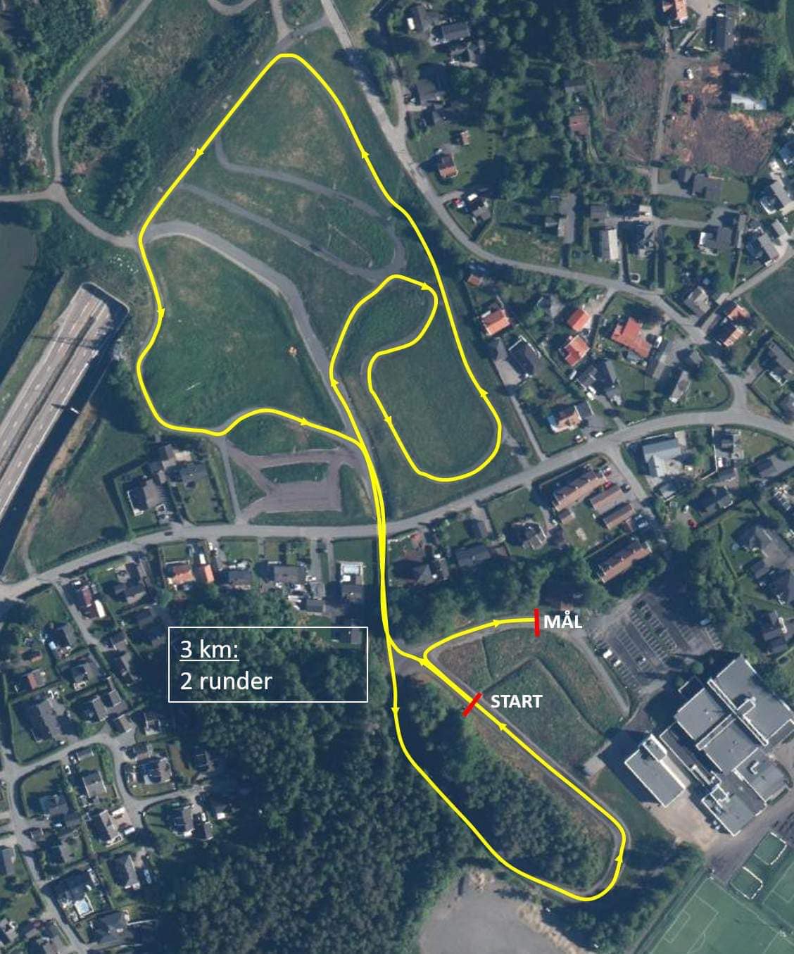 Runar Sommerskicup - løypekart