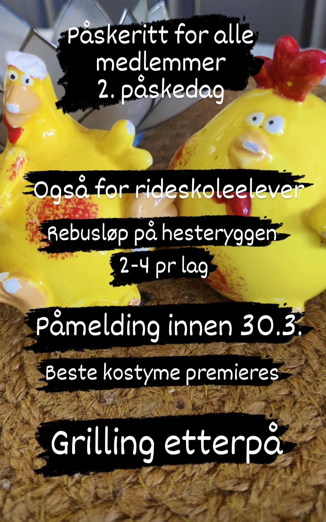 Velkommen til Påskeritt 2024!