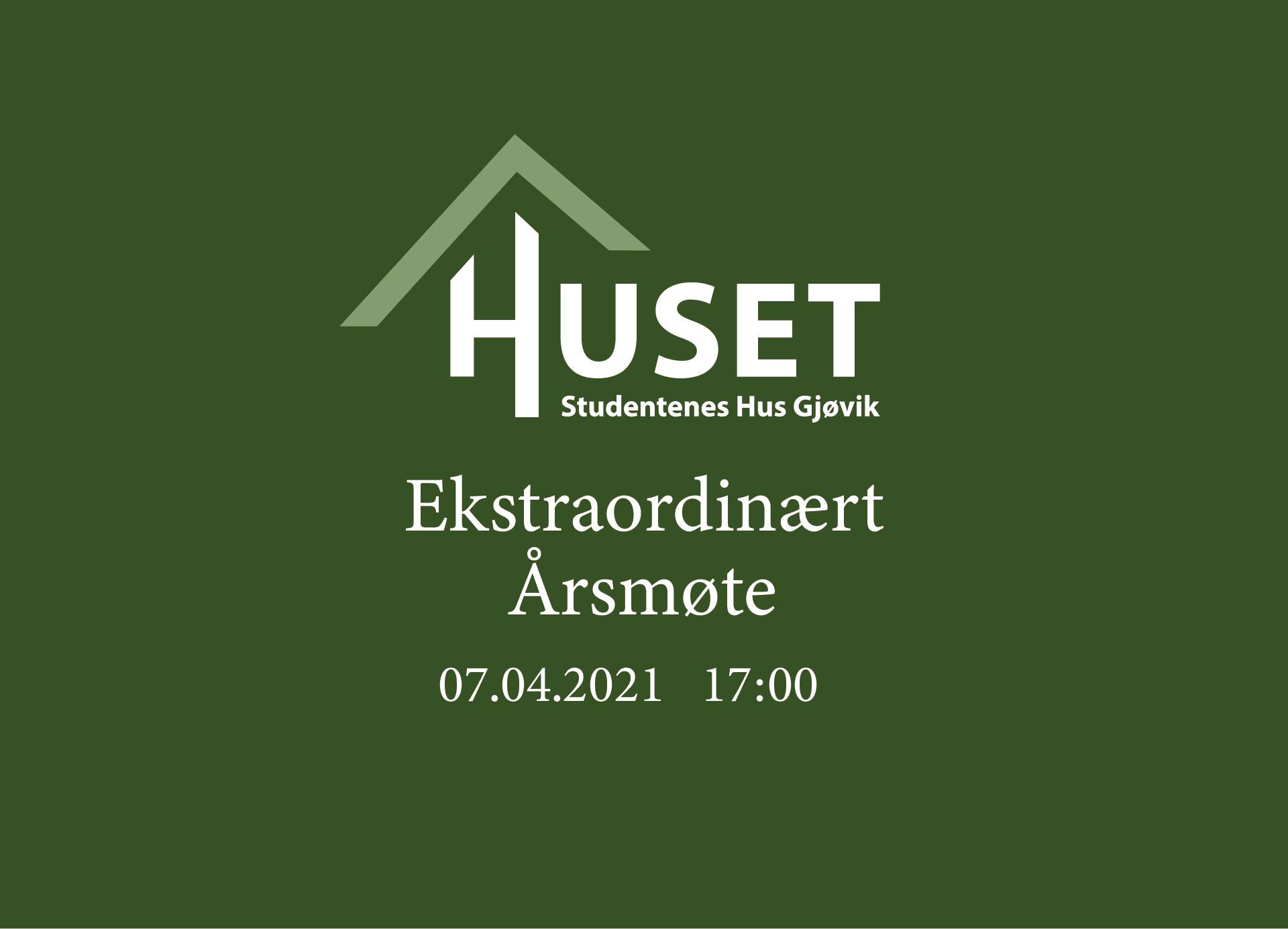 Ekstraordinært Årsmøte 2021