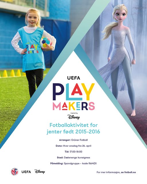 Fotball for jenter mellom 7 og 8 år