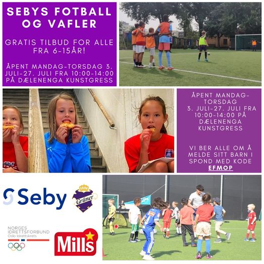 Velkommen til Sebys Fotball og Vafler!