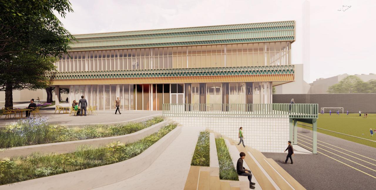 Slik blir den nye flerbrukshallen på Dælenenga