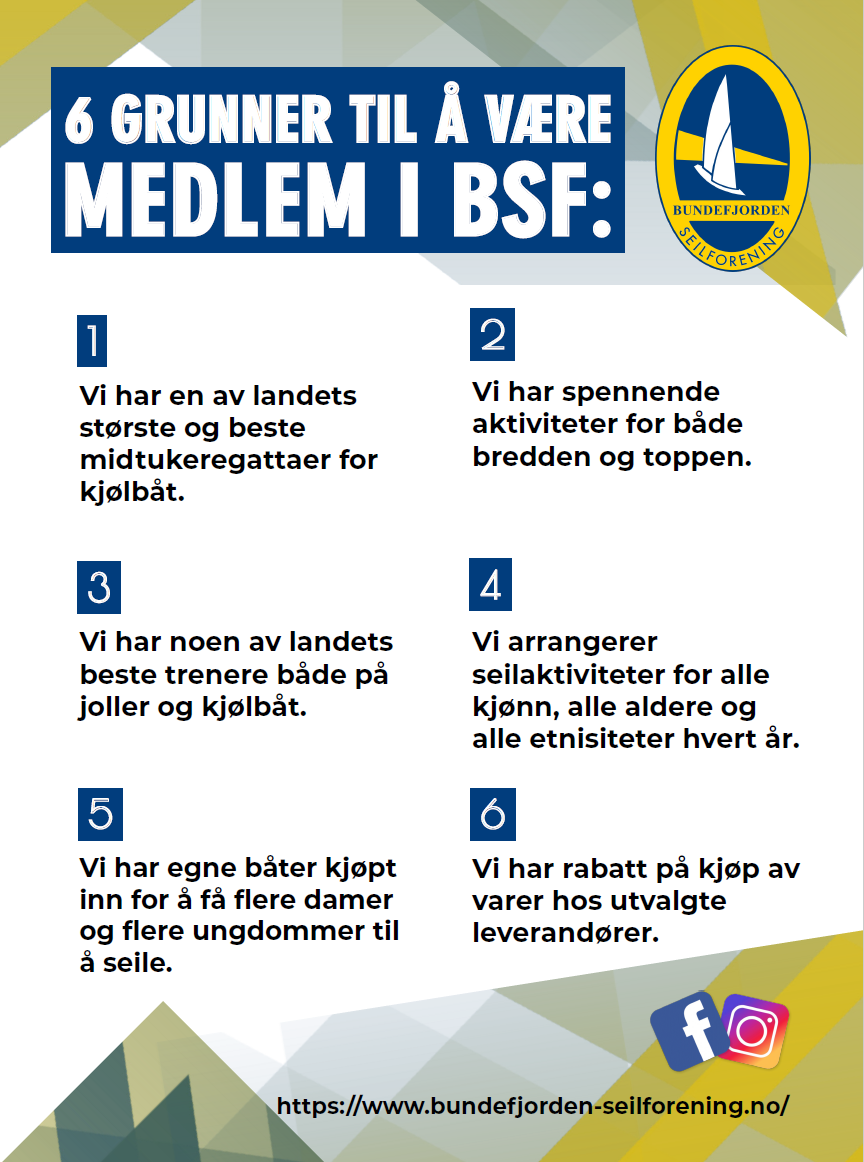 6 grunner til å være medlem i BSF
