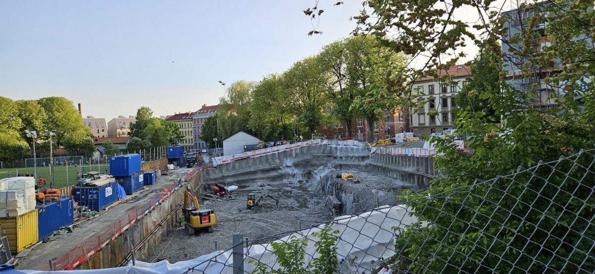 Nå går det oppover med den nye hallen