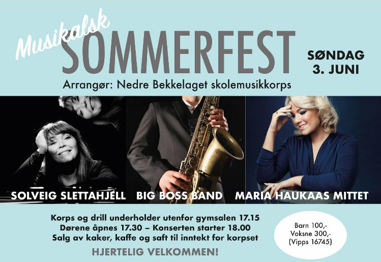 Musikalsk sommerfest 3. juni