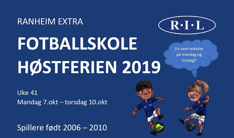 Velkommen til Ranheim Extra Fotballskole