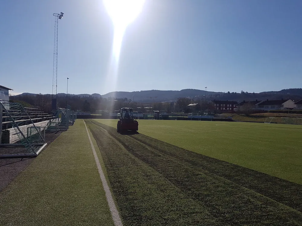 Utlegging av granulat