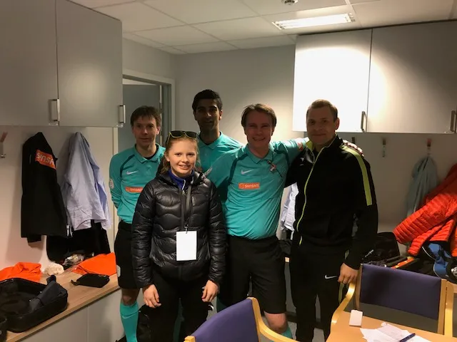 Besøkte dommergarderoben under OBOS-ligakamp