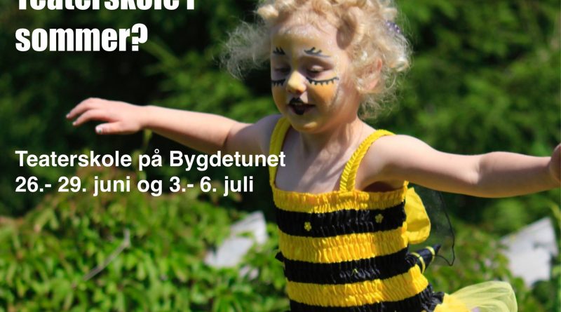 Teaterskole i sommer