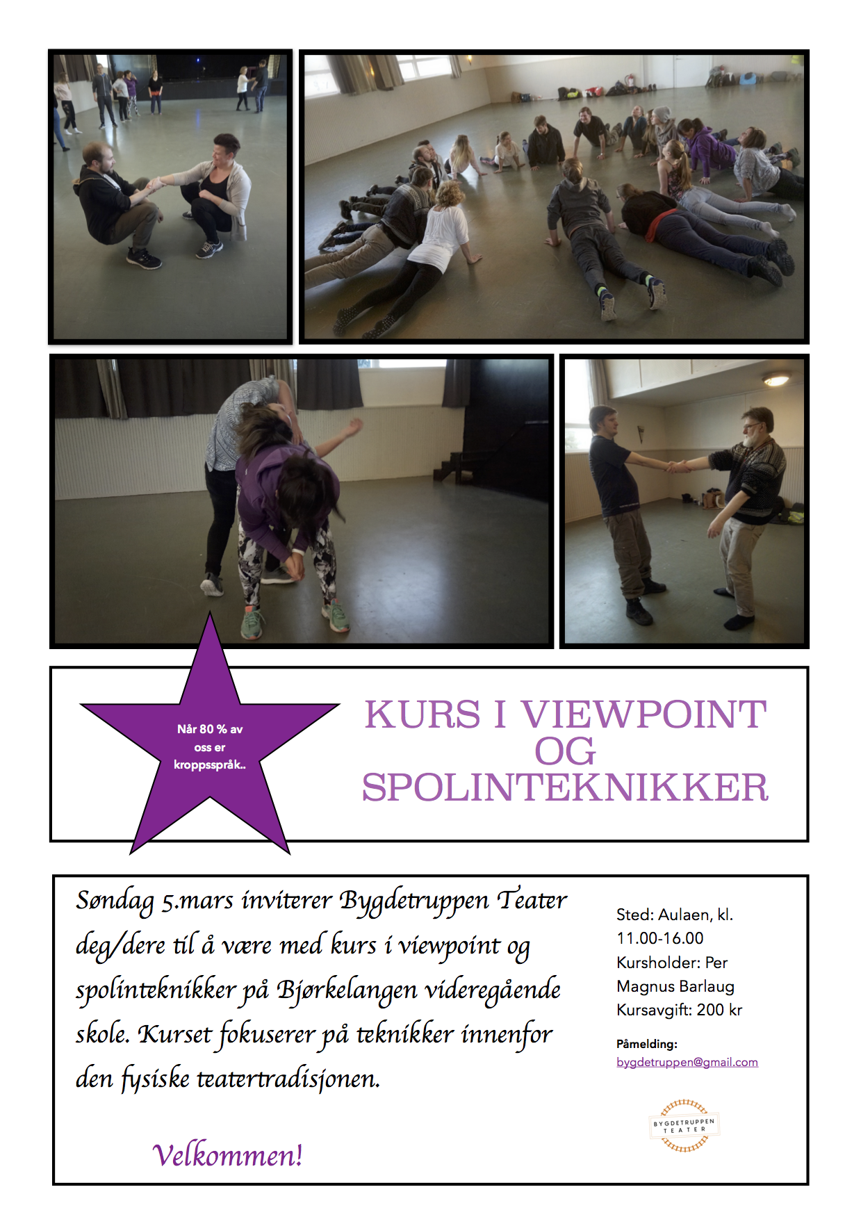 Kurs i viewpoint og spolinteknikker