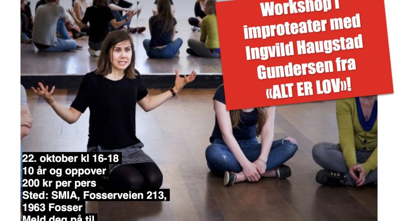 Workshop med Ingvild fra ‘Alt er lov’