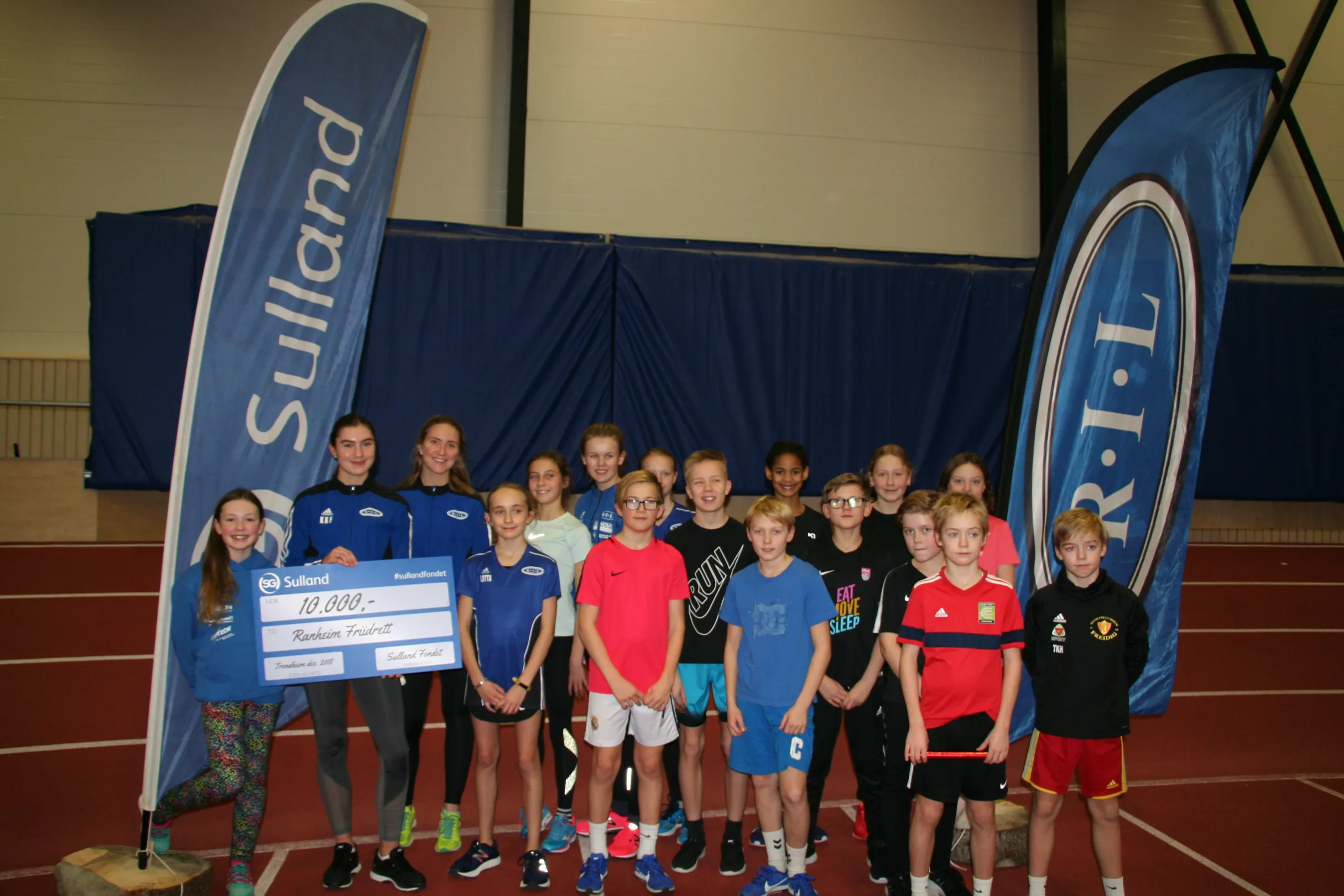 10 000,- til Ranheim friidrett