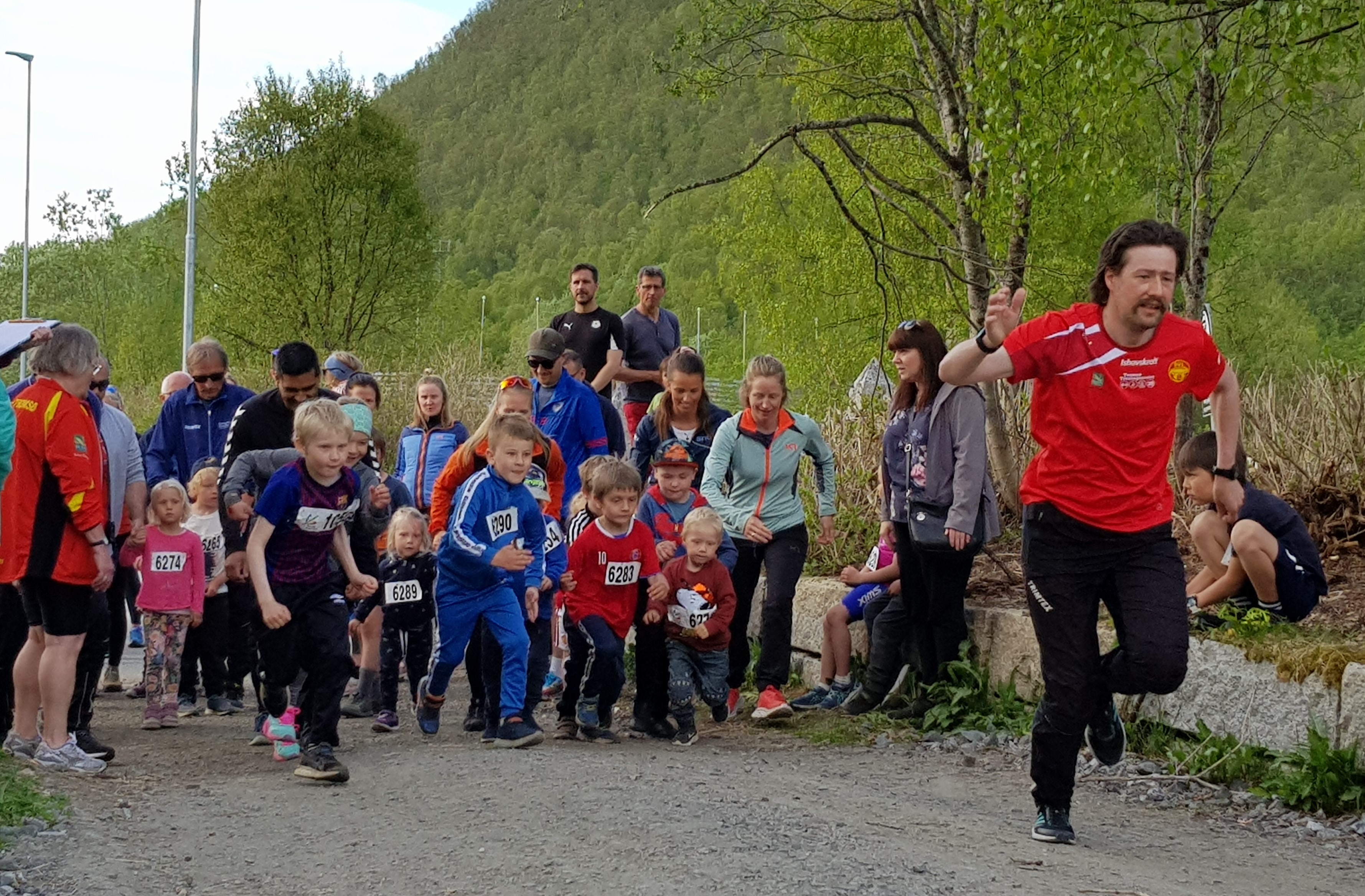 Løp nr 2 i Barnekarusellen er i boks