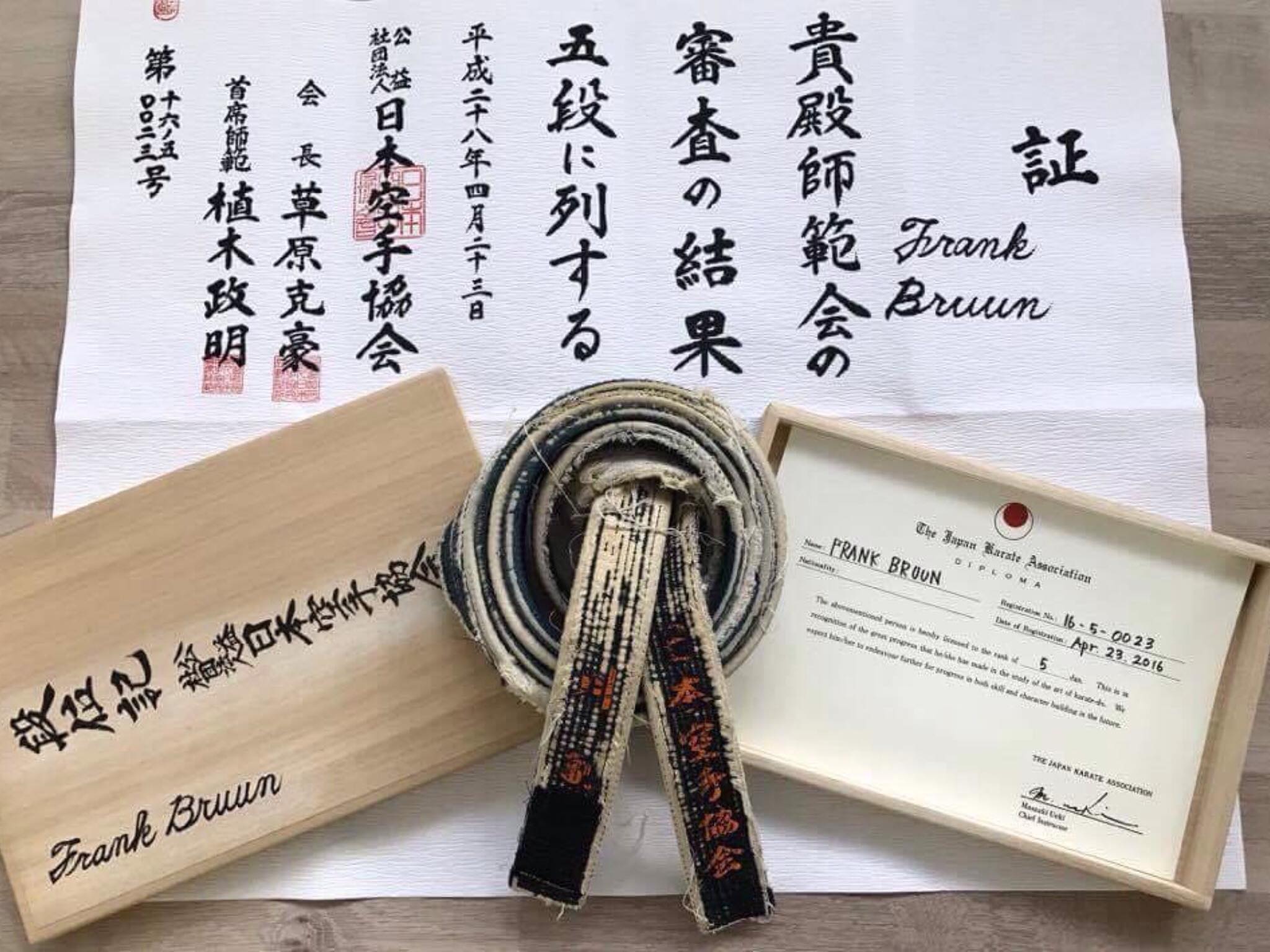 Sensei Frank Bruun 6.dan
