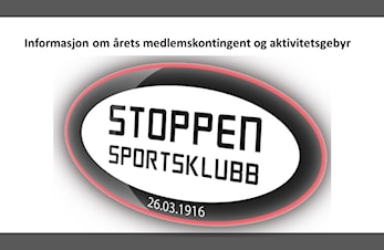 Medlemskontingent og aktivitetsgebyr 2023