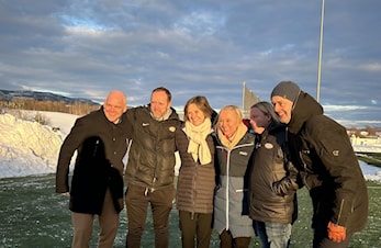 Barne- og famileministeren på besøk hos oss