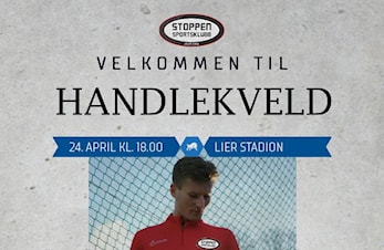 Handlekveld på Stoppen 24. april kl 1800-2000