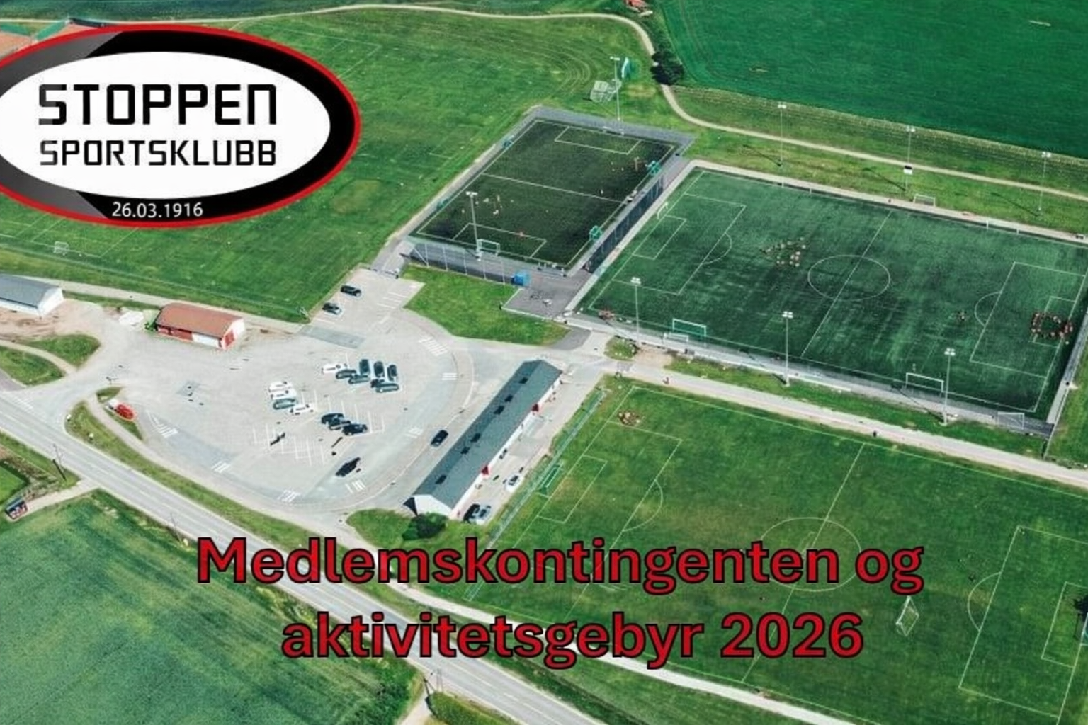 Medlemskontingent og aktivitetsgebyr 2026