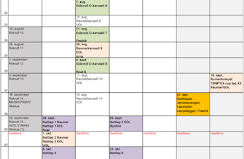 Høstsesongen i Eidsvoll o-lag starter nå