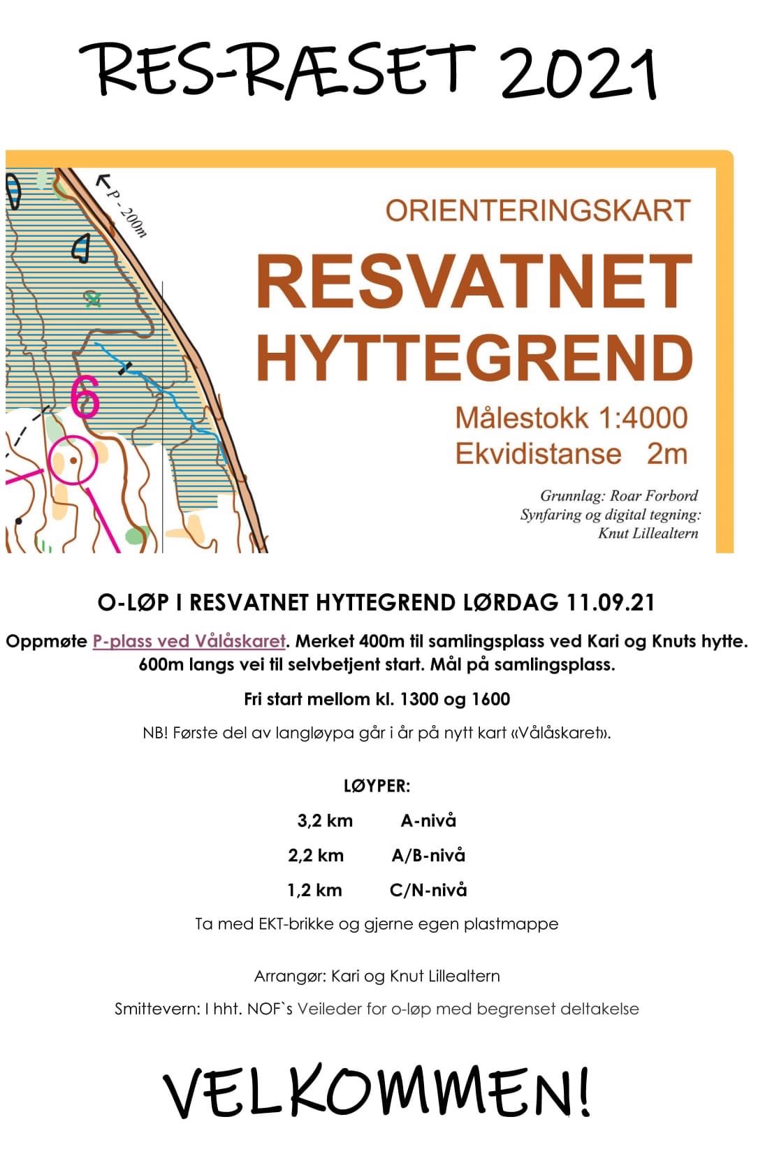 O-løpet Res-ræset 2021