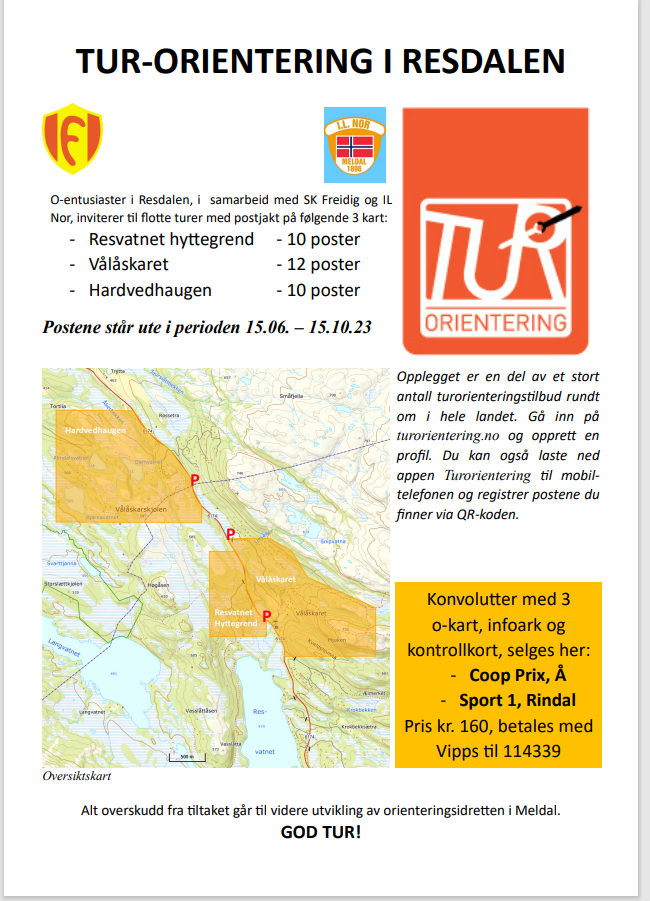 TURORIENTERING I RESDALEN