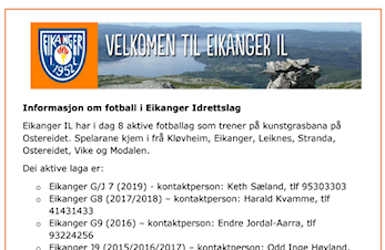 Interessert i fotball?