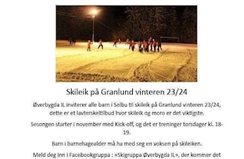 Skileik på Granlund vinteren 23/24
