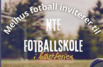 Gratis fotballskole i høstferien 😀