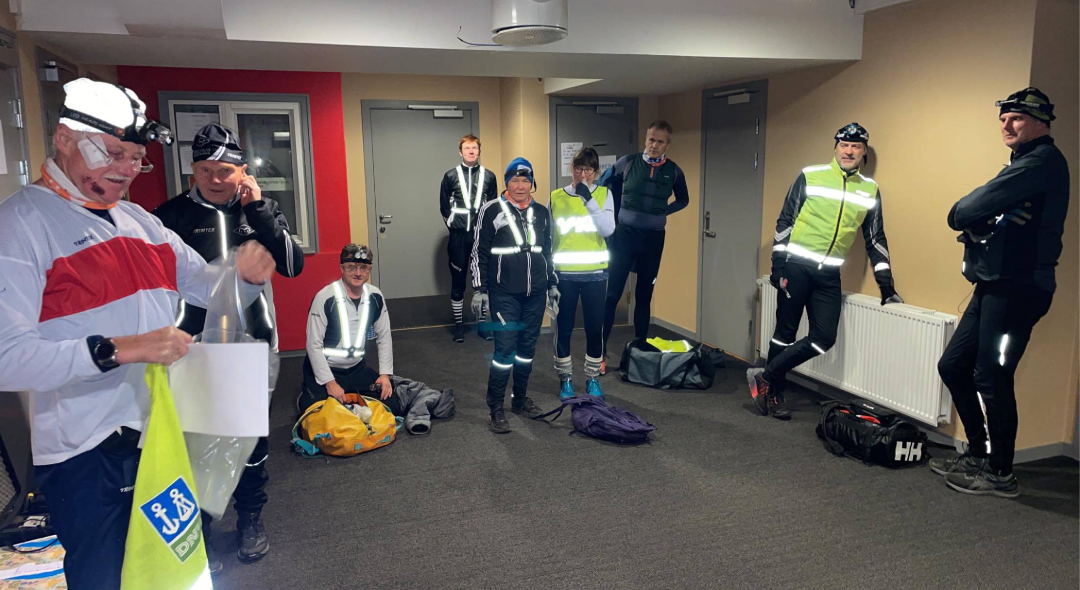 Intervall og styrketrening på onsdagens trening