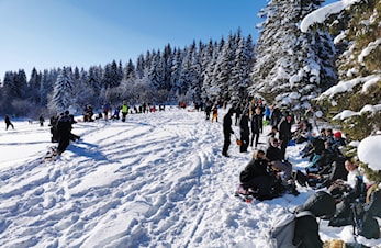 Gimse ungdomsskoles vinteraktivitetsdag i Hollumsåsen