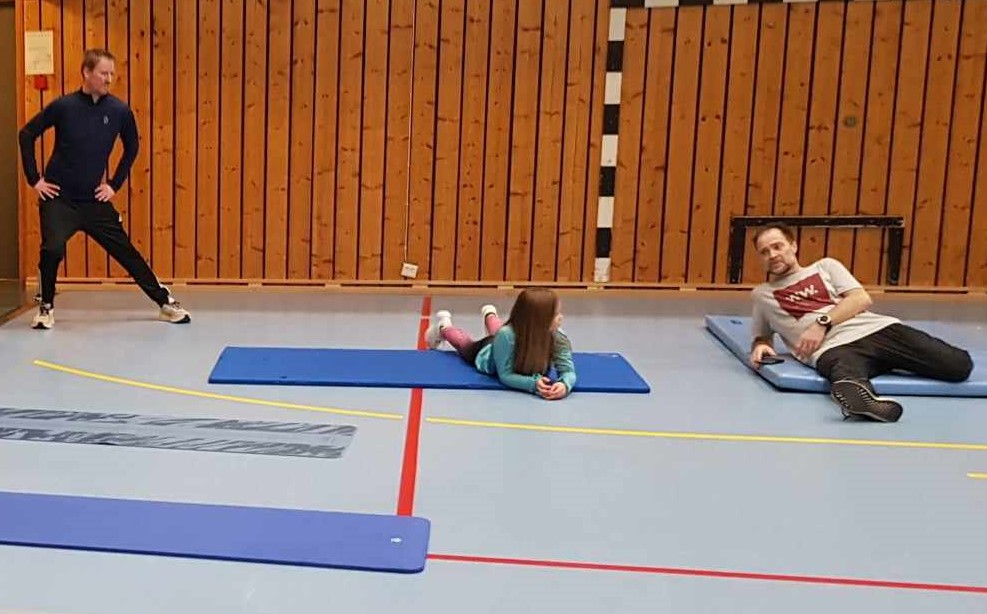 Intervall og innetrening med øvelser på tysk onsdag