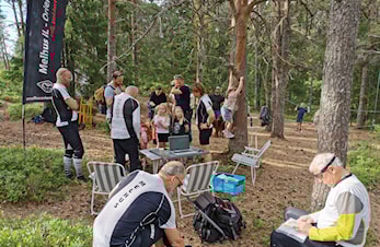 Mange blide barn og voksne på Nordgardsmyra onsdag