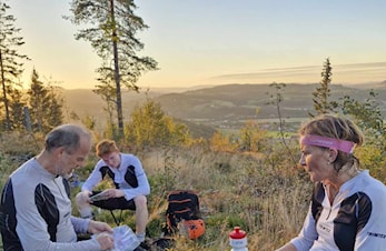 Strålende kveld i Svartåsen