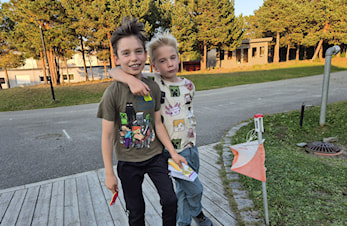 Bedriftløp og O6-er fra Brekkåsen skole
