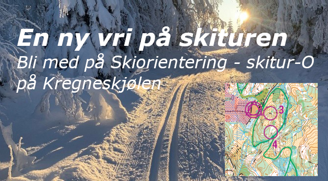 Skiorientering - skitur-O - Kregneskjølen