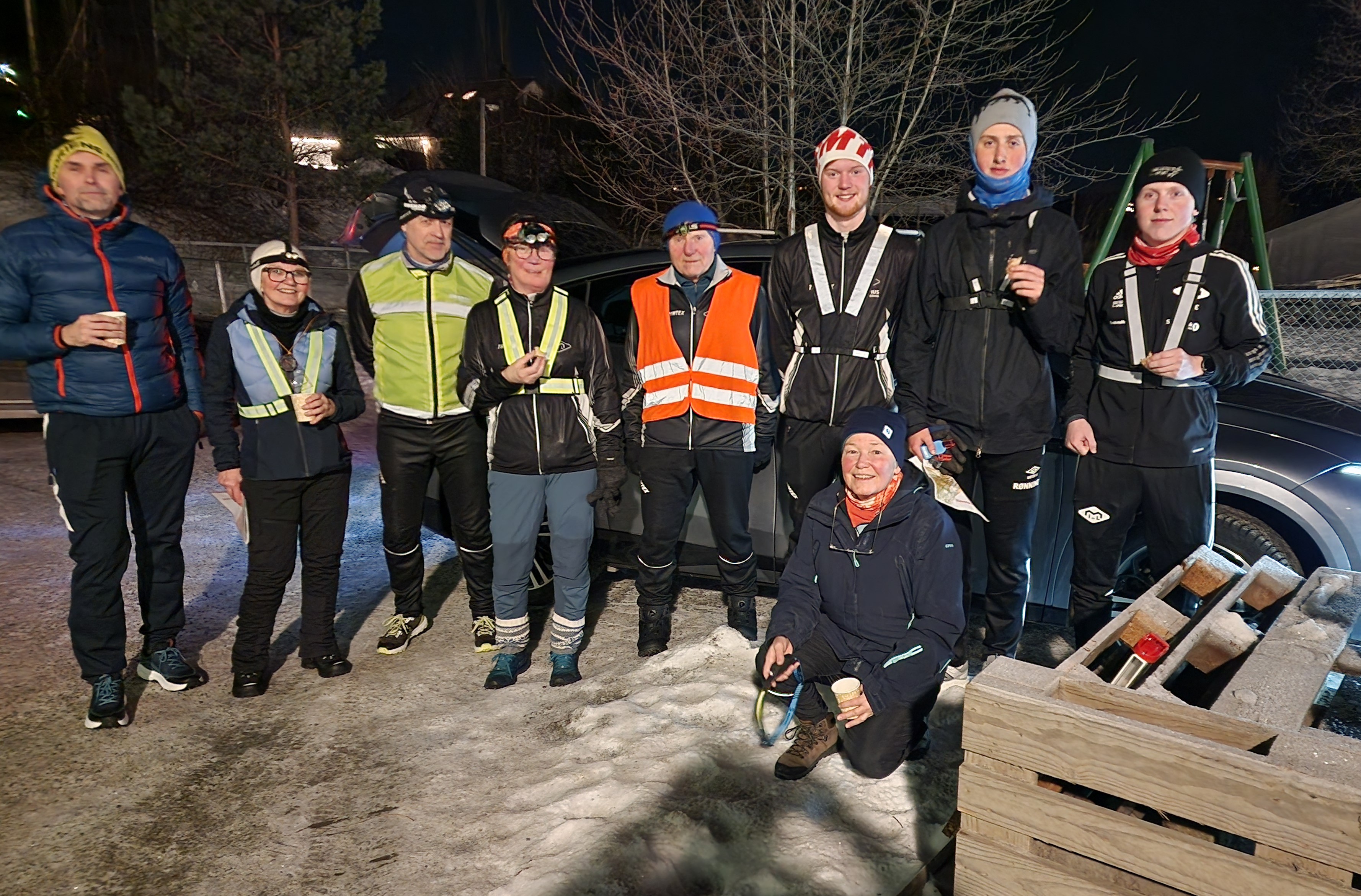Natto-løp på Løvset og trad. innetrening i kveld
