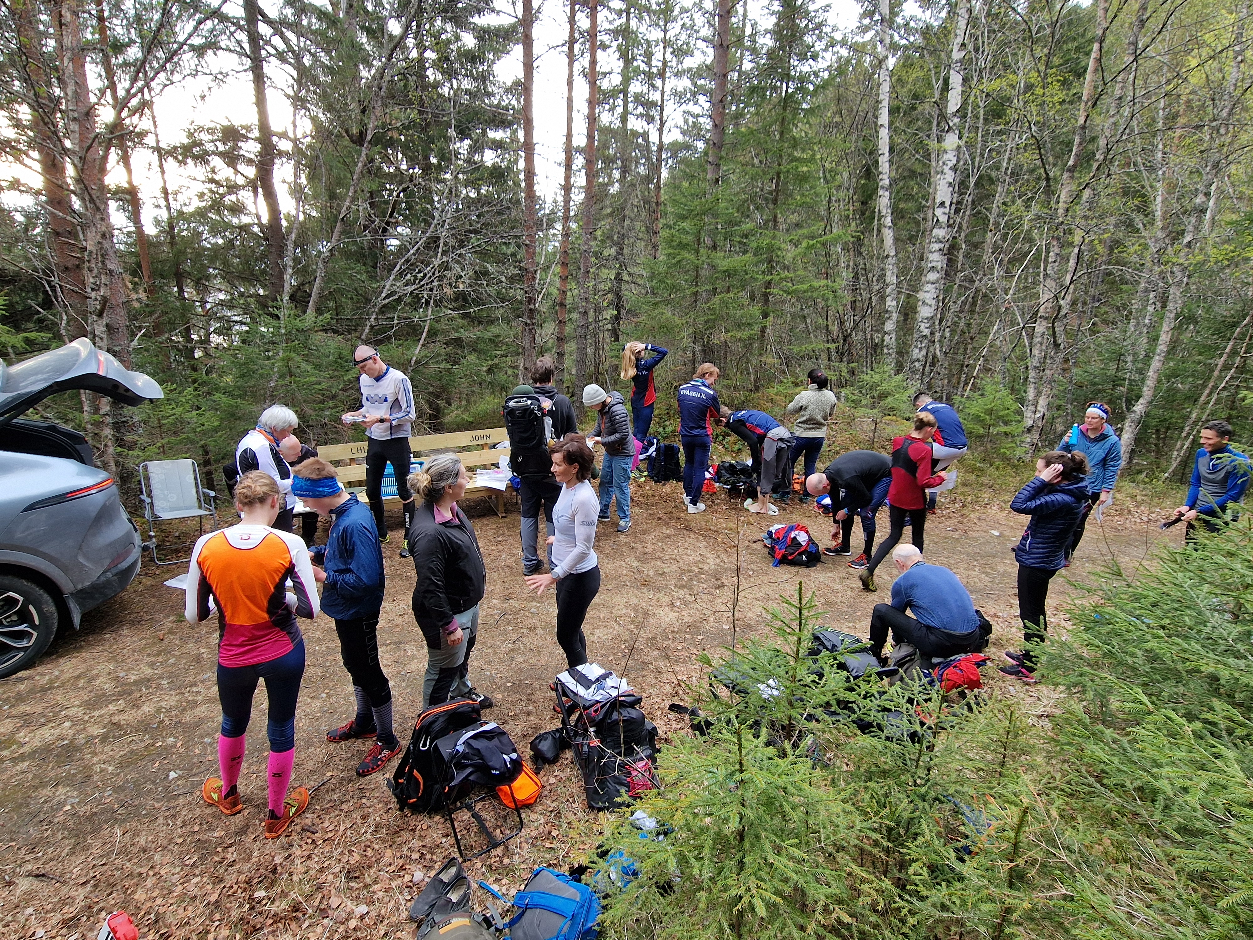 God mix av Byåsen- og Melhusløpere i Rye onsdag kveld