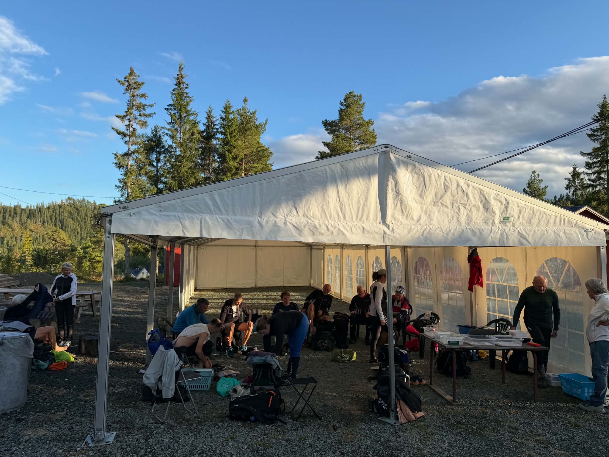 Mange løp i KM-løypene i kveld