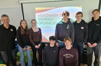 Trafikalt grunnkurs på Sandskogan stadion