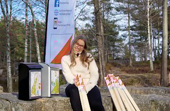 Postjakta med tre nye kart - oppdatert informasjon