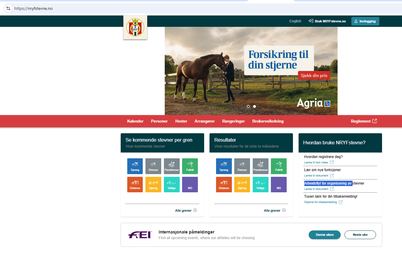 Delta på stevne i utlandet? 