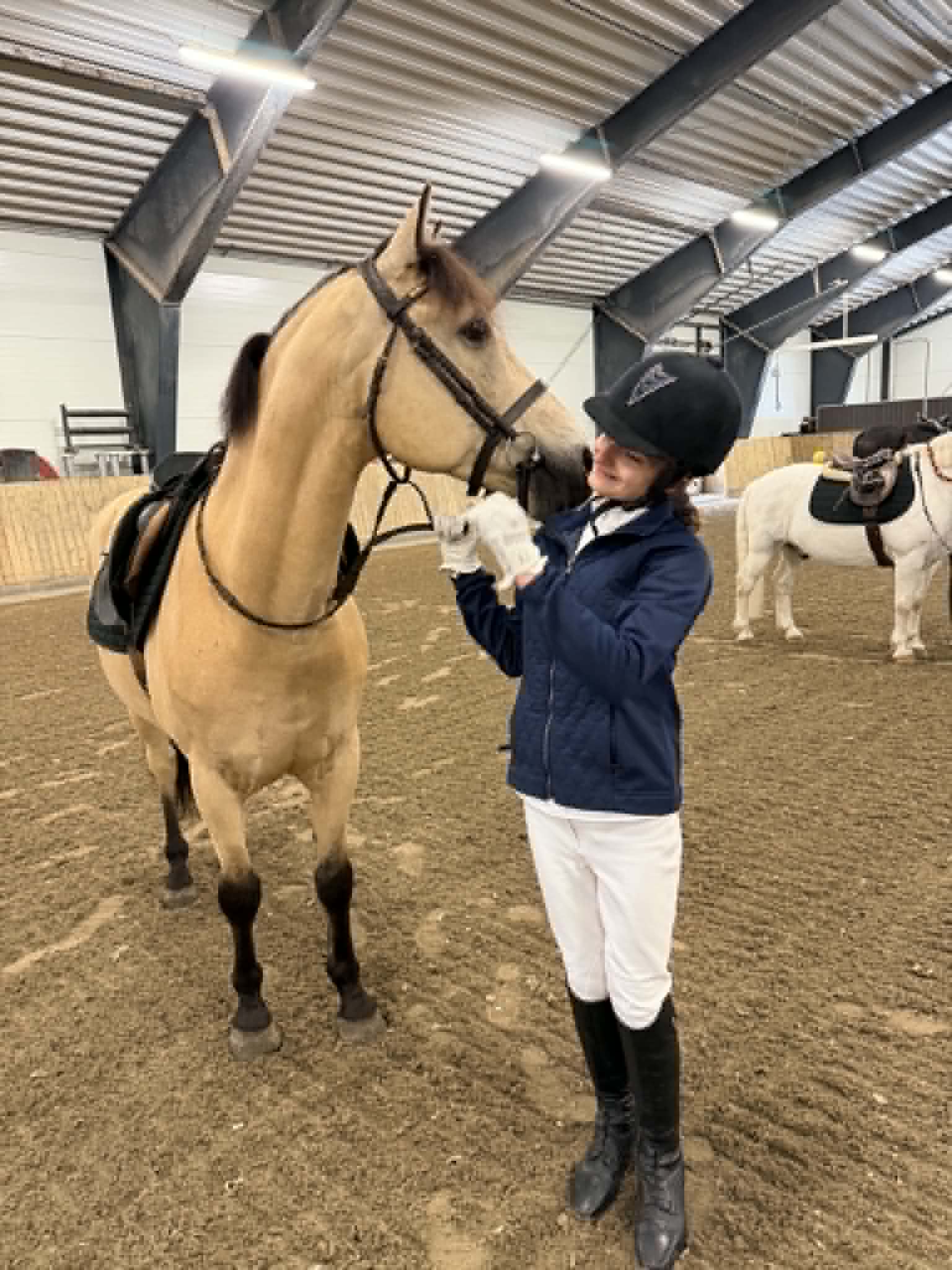 Sofia Oskuii representerte Bærum Rideklubb på Norgeslekene 2026 